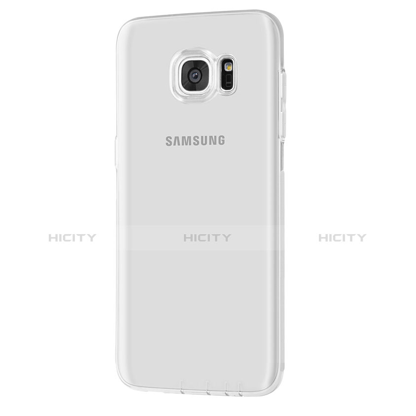 Samsung Galaxy S7 Edge G935F用極薄ソフトケース シリコンケース 耐衝撃 全面保護 クリア透明 T07 サムスン クリア