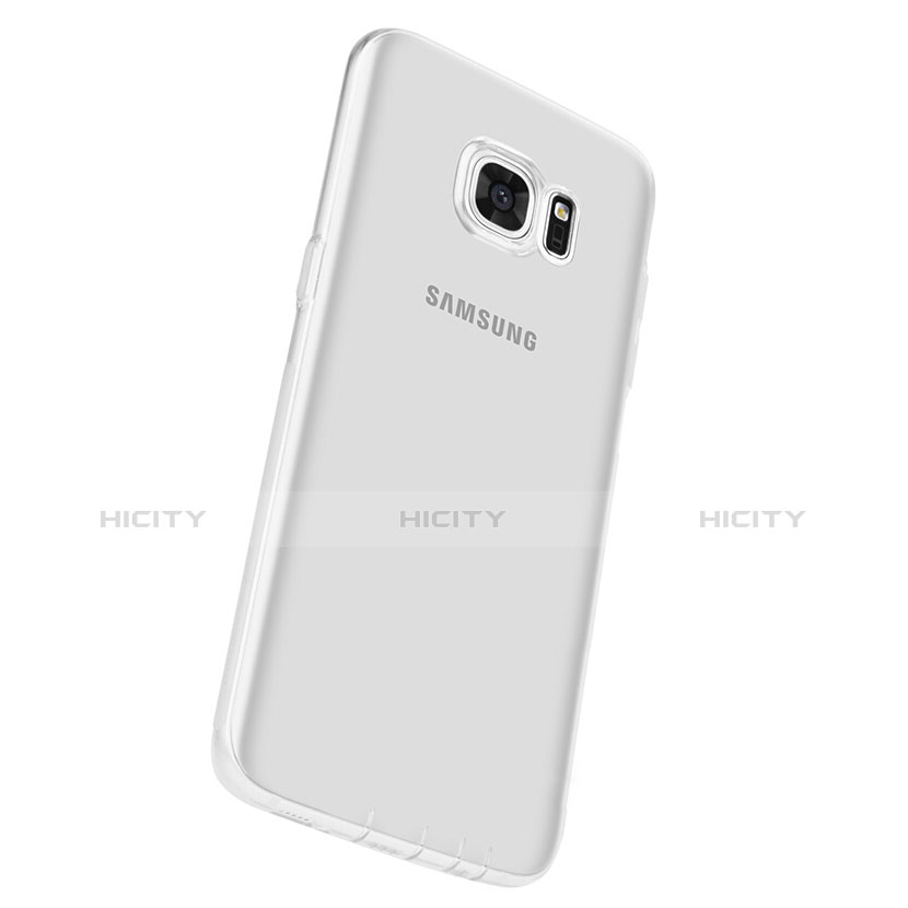 Samsung Galaxy S7 Edge G935F用極薄ソフトケース シリコンケース 耐衝撃 全面保護 クリア透明 T07 サムスン クリア