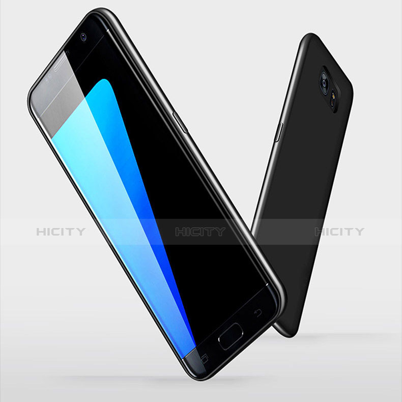 Samsung Galaxy S7 Edge G935F用極薄ソフトケース シリコンケース 耐衝撃 全面保護 R06 サムスン ブラック