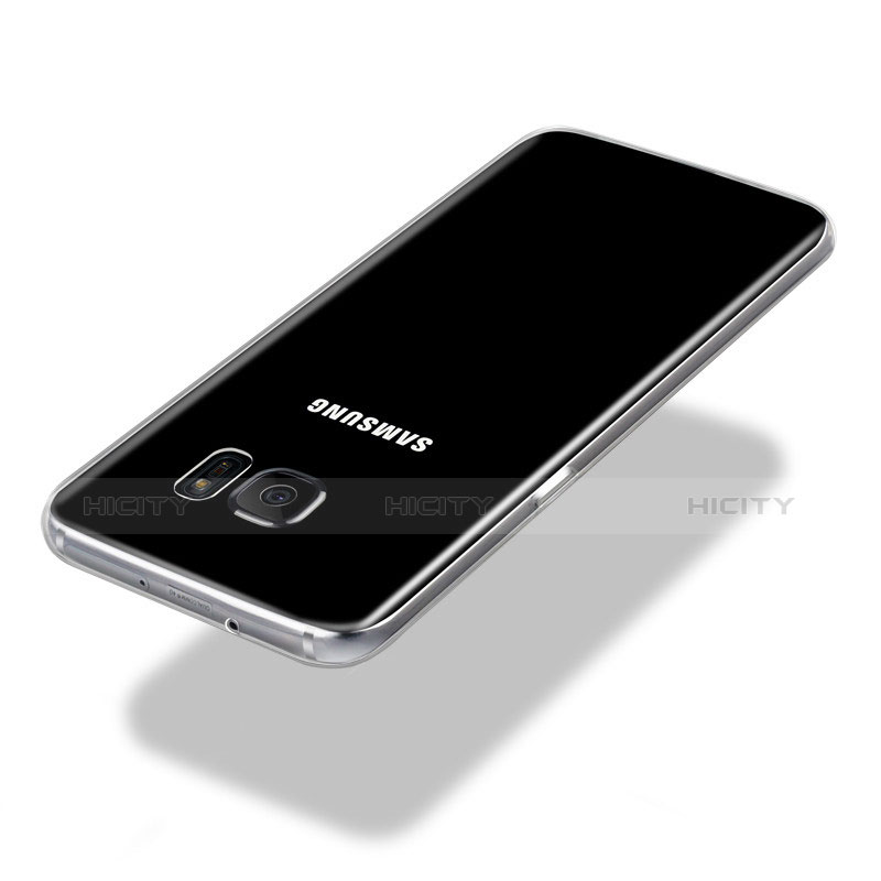 Samsung Galaxy S7 Edge G935F用極薄ソフトケース シリコンケース 耐衝撃 全面保護 クリア透明 T10 サムスン クリア