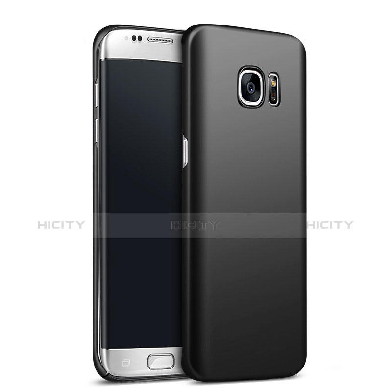Samsung Galaxy S7 Edge G935F用ハードケース プラスチック 質感もマット M14 サムスン ブラック