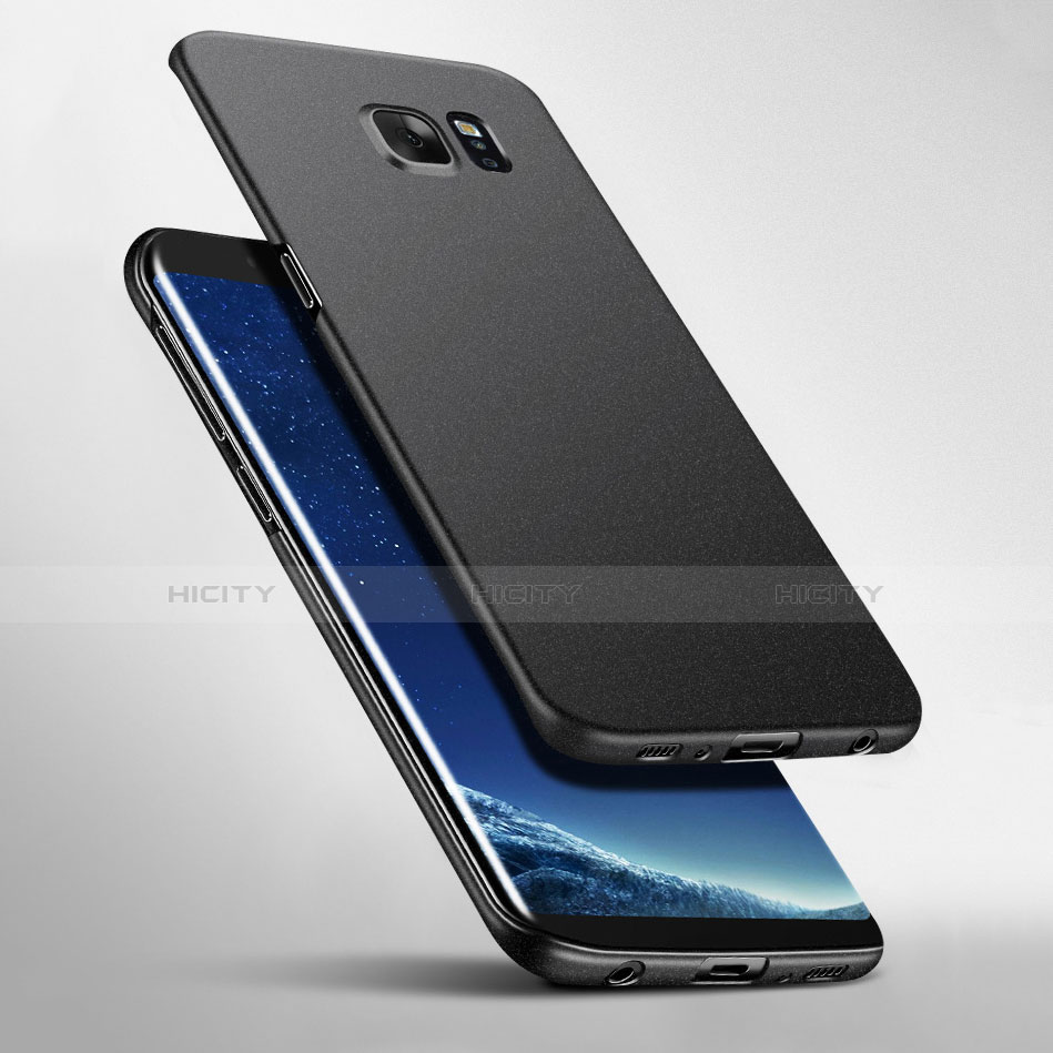 Samsung Galaxy S7 Edge G935F用ハードケース プラスチック 質感もマット M15 サムスン ブラック