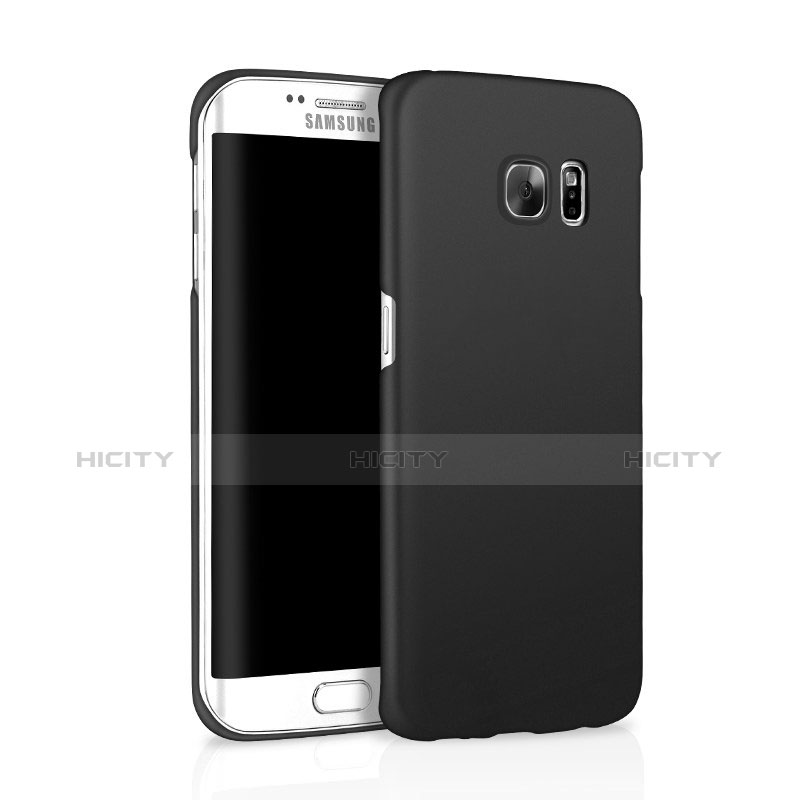 Samsung Galaxy S7 Edge G935F用極薄ソフトケース シリコンケース 耐衝撃 全面保護 S02 サムスン ブラック