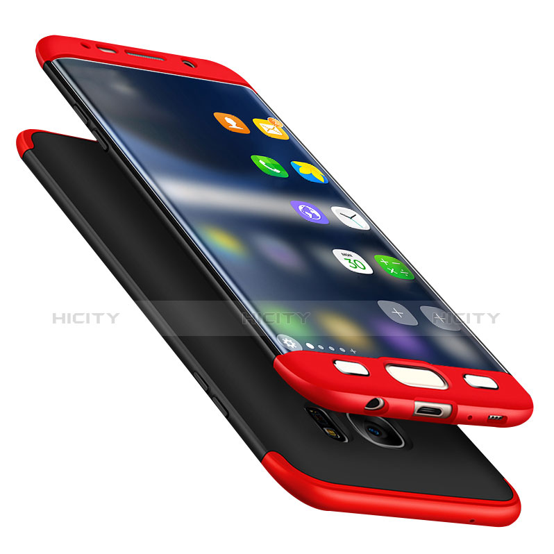Samsung Galaxy S7 Edge G935F用ハードケース プラスチック 質感もマット 前面と背面 360度 フルカバー M01 サムスン 