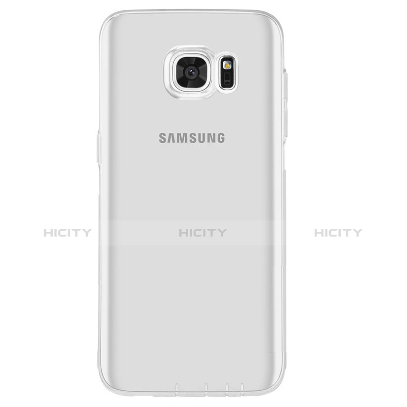 Samsung Galaxy S7 Edge G935F用極薄ソフトケース シリコンケース 耐衝撃 全面保護 透明 H01 サムスン 