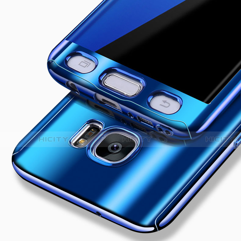 Samsung Galaxy S7 Edge G935F用ハードケース プラスチック 質感もマット 前面と背面 360度 フルカバー P01 サムスン 