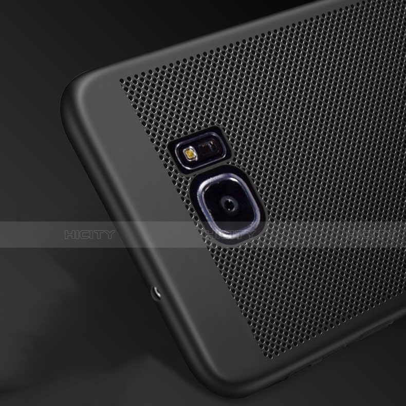 Samsung Galaxy S7 Edge G935F用ハードケース プラスチック メッシュ デザイン カバー サムスン 