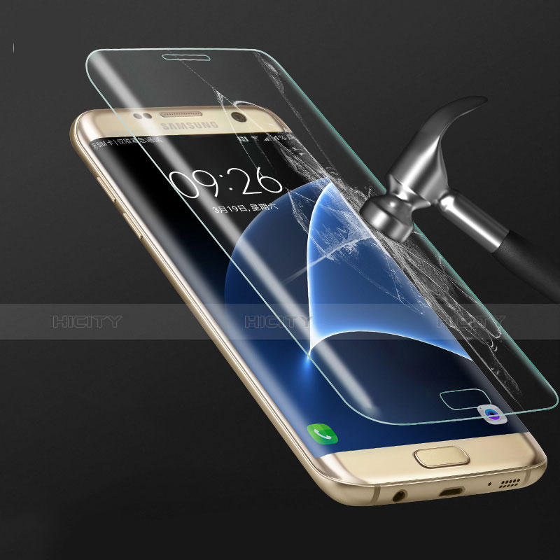 Samsung Galaxy S7 Edge G935F用強化ガラス 3D 液晶保護フィルム サムスン クリア