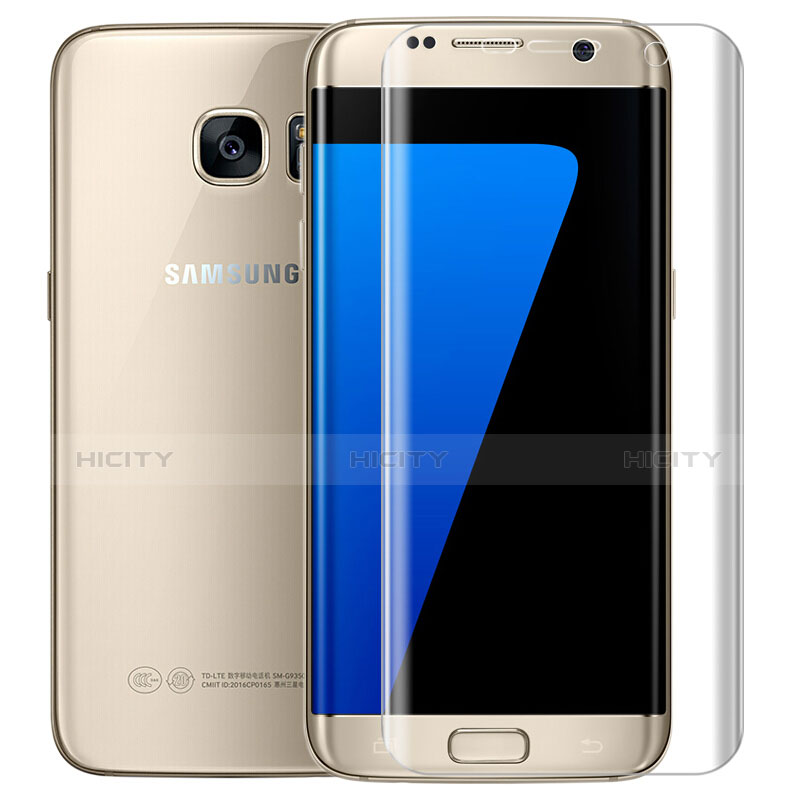 Samsung Galaxy S7 Edge G935F用強化ガラス 液晶保護フィルム T04 サムスン クリア