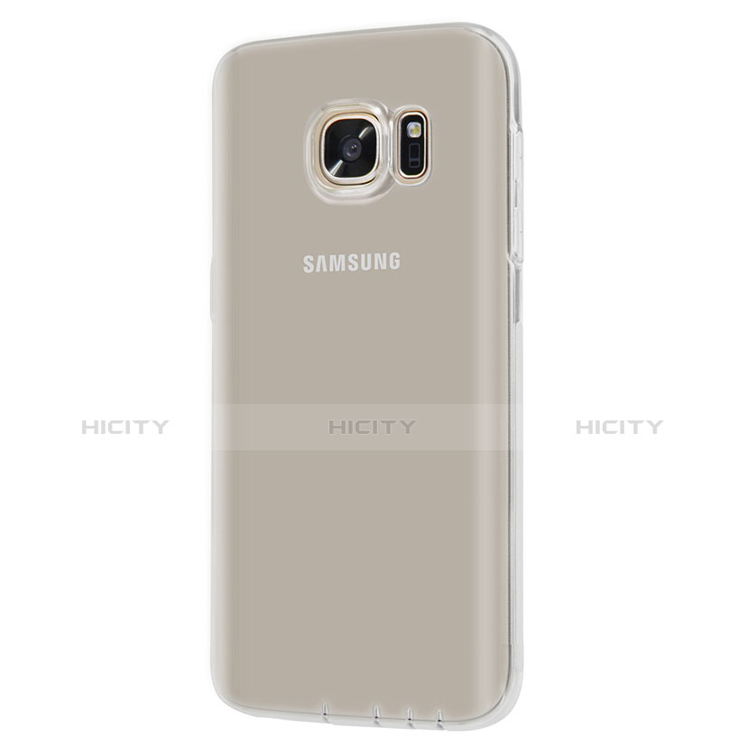 Samsung Galaxy S7 G930F G930FD用極薄ソフトケース シリコンケース 耐衝撃 全面保護 クリア透明 T04 サムスン クリア