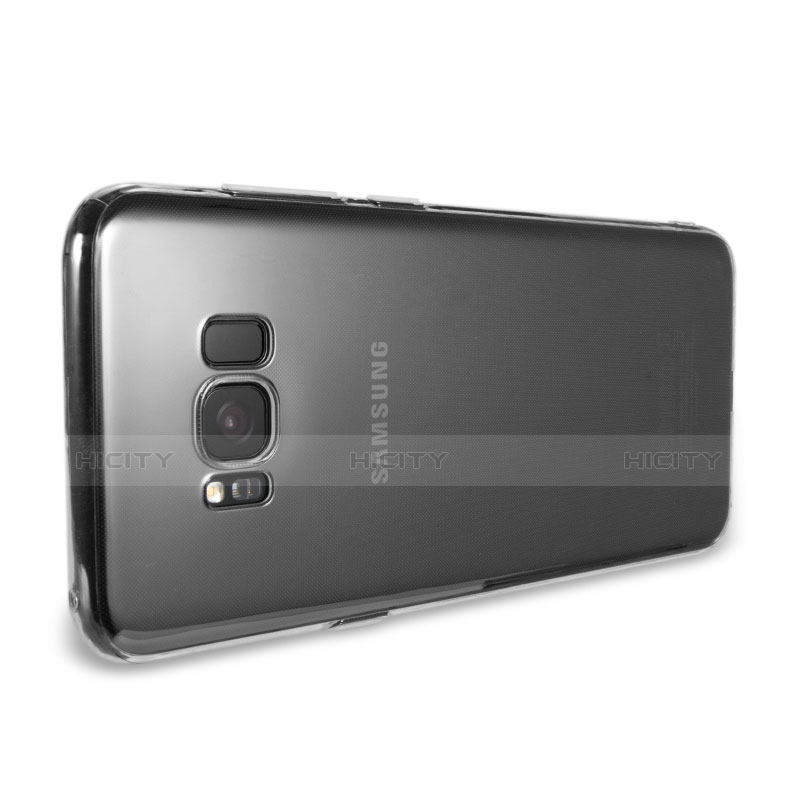 Samsung Galaxy S8用極薄ソフトケース シリコンケース 耐衝撃 全面保護 クリア透明 T08 サムスン クリア