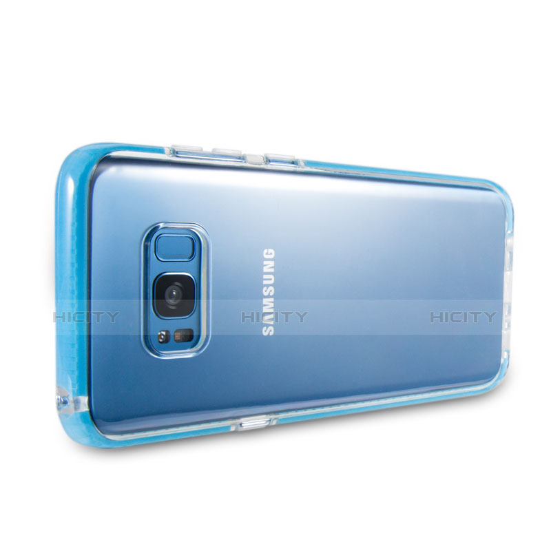 Samsung Galaxy S8用極薄ソフトケース シリコンケース 耐衝撃 全面保護 クリア透明 T06 サムスン クリア