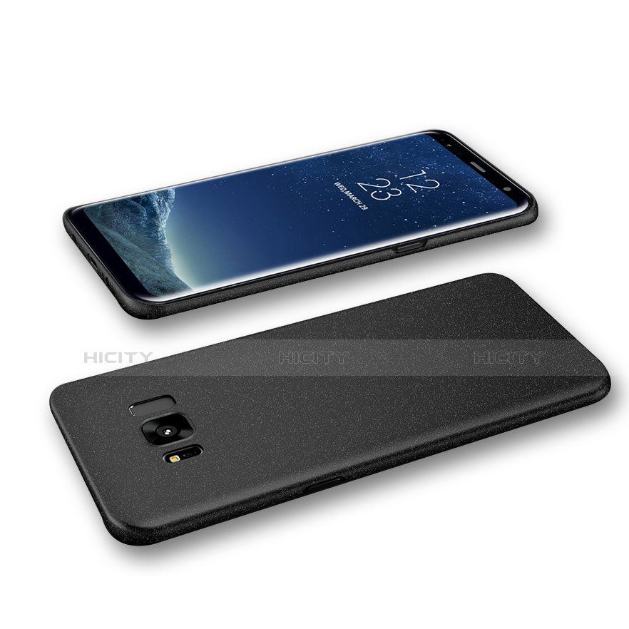 Samsung Galaxy S8用ハードケース プラスチック 質感もマット M06 サムスン ブラック
