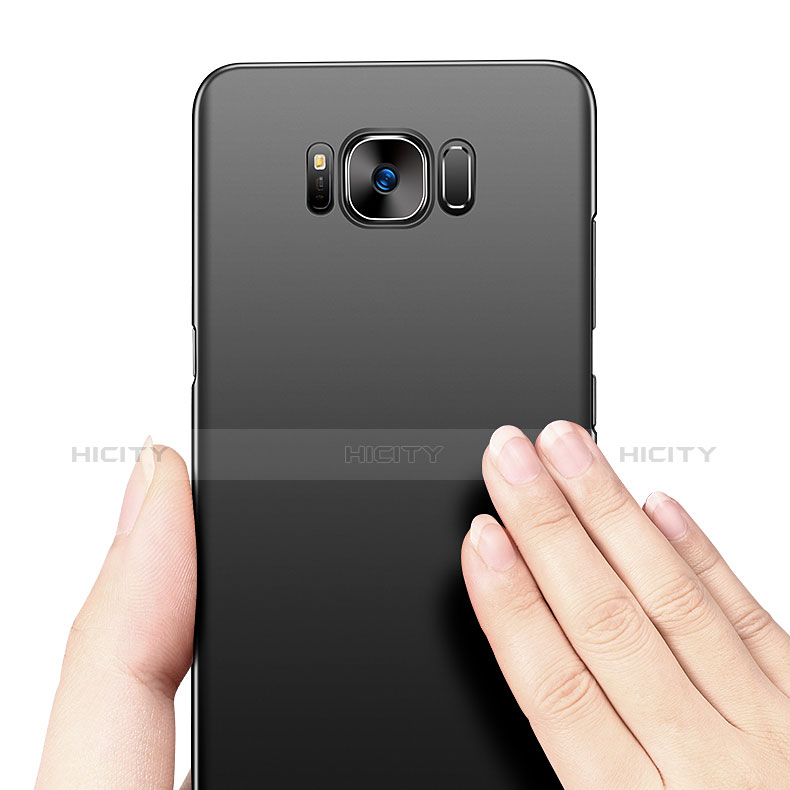Samsung Galaxy S8用ハードケース プラスチック 質感もマット M09 サムスン ブラック