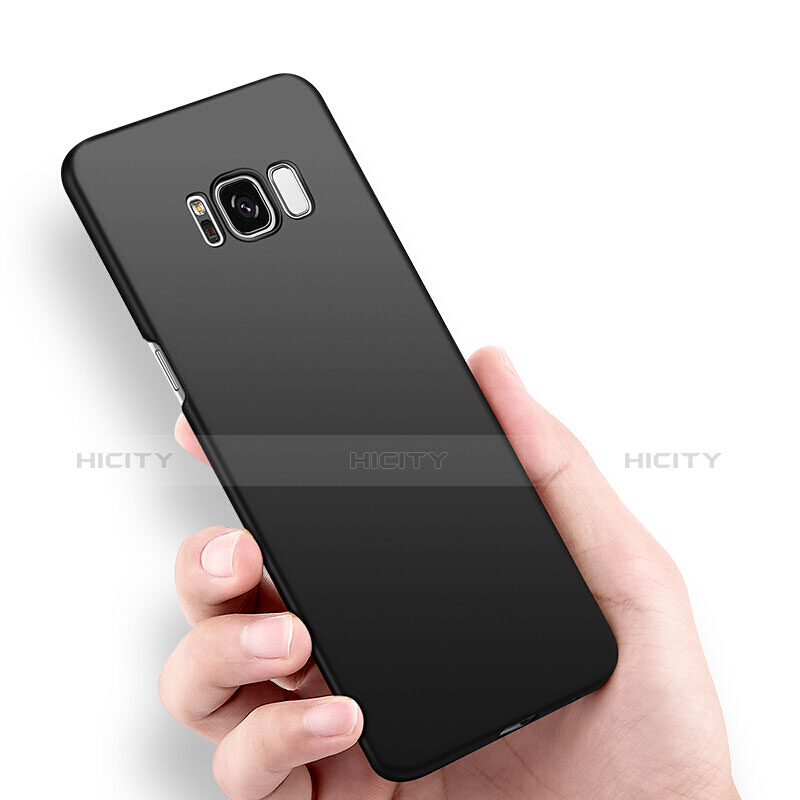 Samsung Galaxy S8用ハードケース プラスチック 質感もマット M12 サムスン ブラック