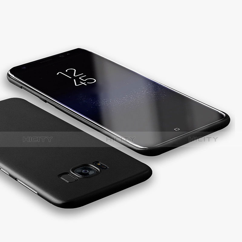 Samsung Galaxy S8用ハードケース プラスチック 質感もマット M16 サムスン ブラック
