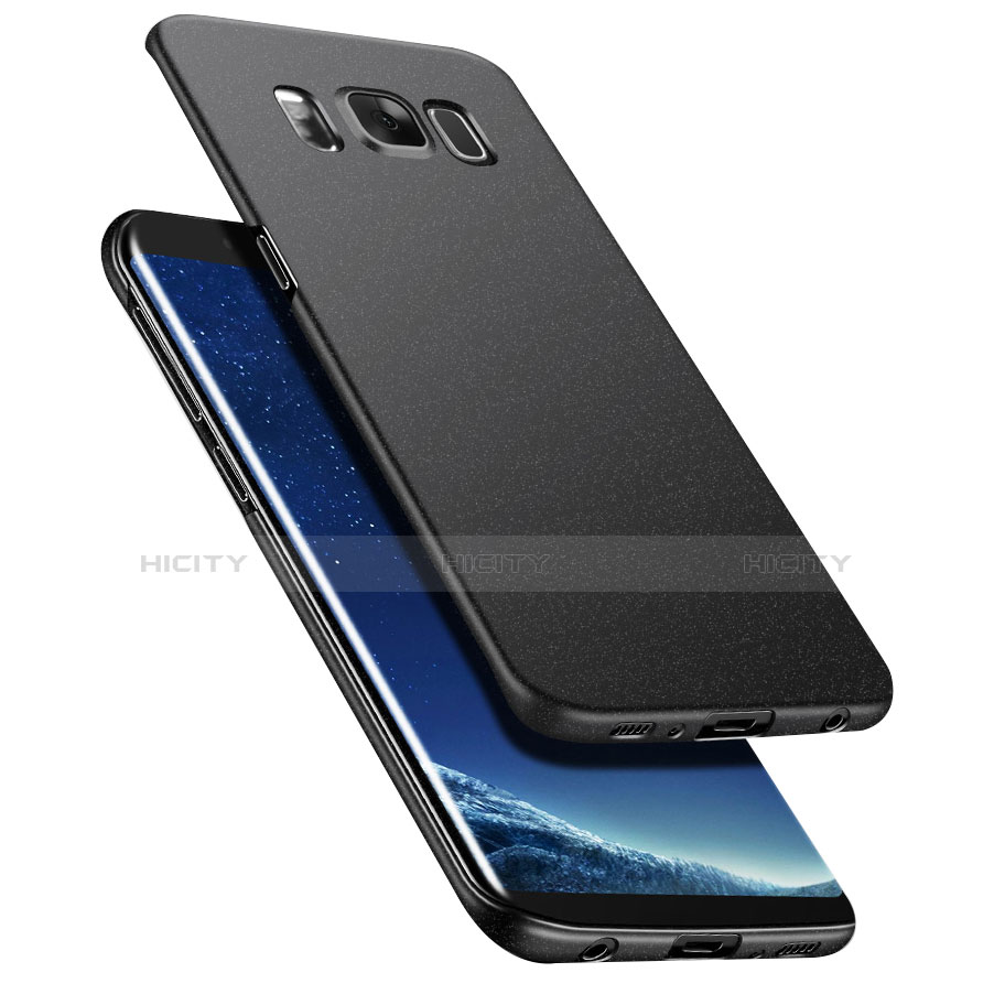 Samsung Galaxy S8用ハードケース カバー プラスチック Q01 サムスン ブラック