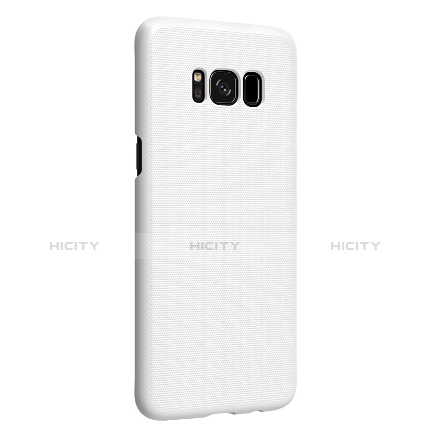 Samsung Galaxy S8用ハードケース プラスチック 質感もマット P01 サムスン ホワイト