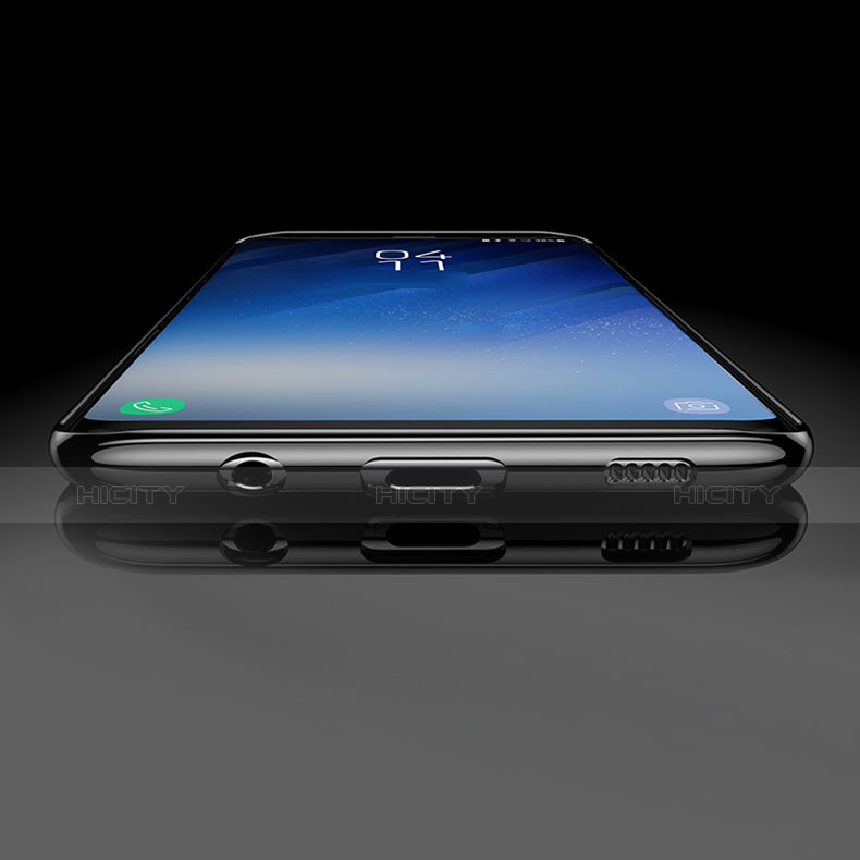 Samsung Galaxy S8用極薄ソフトケース シリコンケース 耐衝撃 全面保護 クリア透明 H04 サムスン 