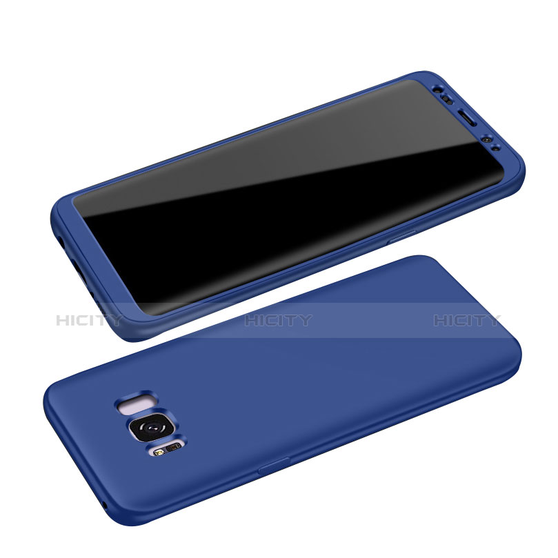 Samsung Galaxy S8用ハードケース プラスチック 質感もマット 前面と背面 360度 フルカバー Q02 サムスン 