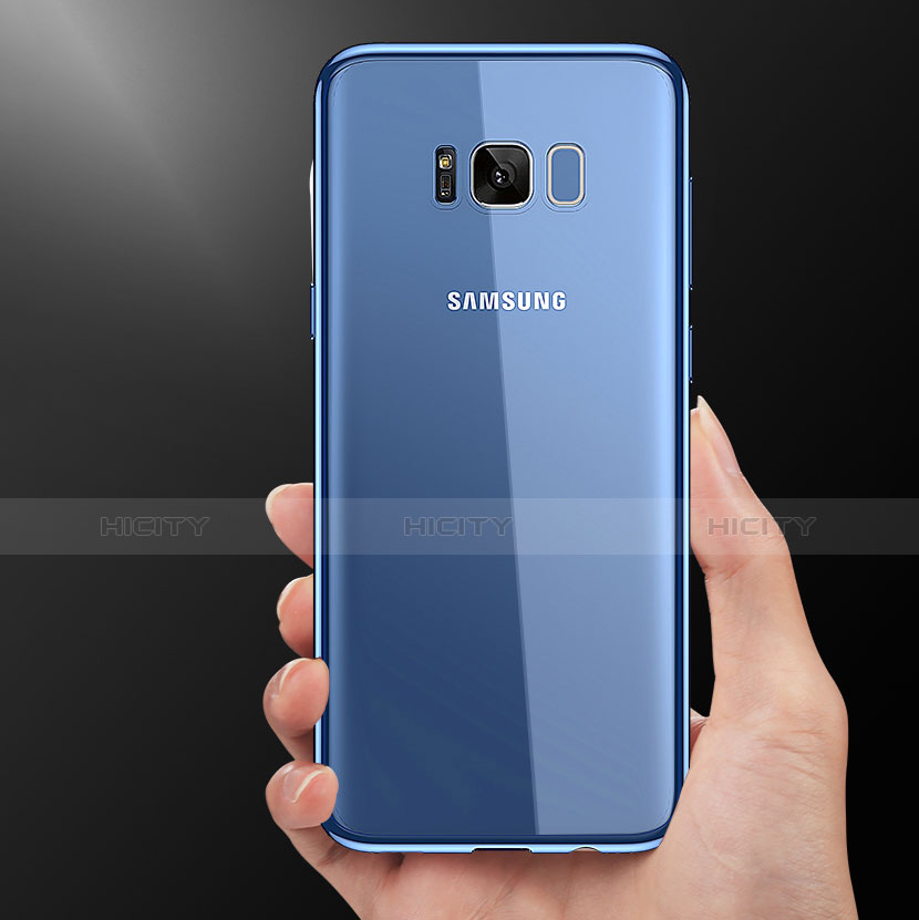 Samsung Galaxy S8用極薄ソフトケース シリコンケース 耐衝撃 全面保護 クリア透明 H05 サムスン 