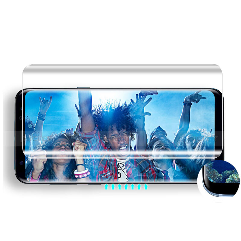 Samsung Galaxy S8用強化ガラス 液晶保護フィルム T09 サムスン クリア