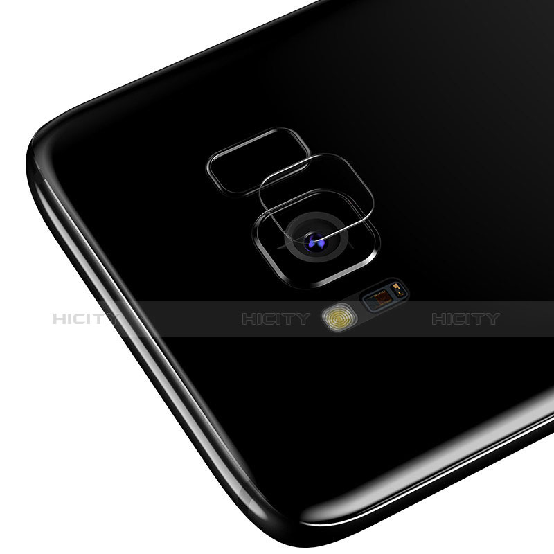 Samsung Galaxy S8用強化ガラス カメラプロテクター カメラレンズ 保護ガラスフイルム C02 サムスン クリア