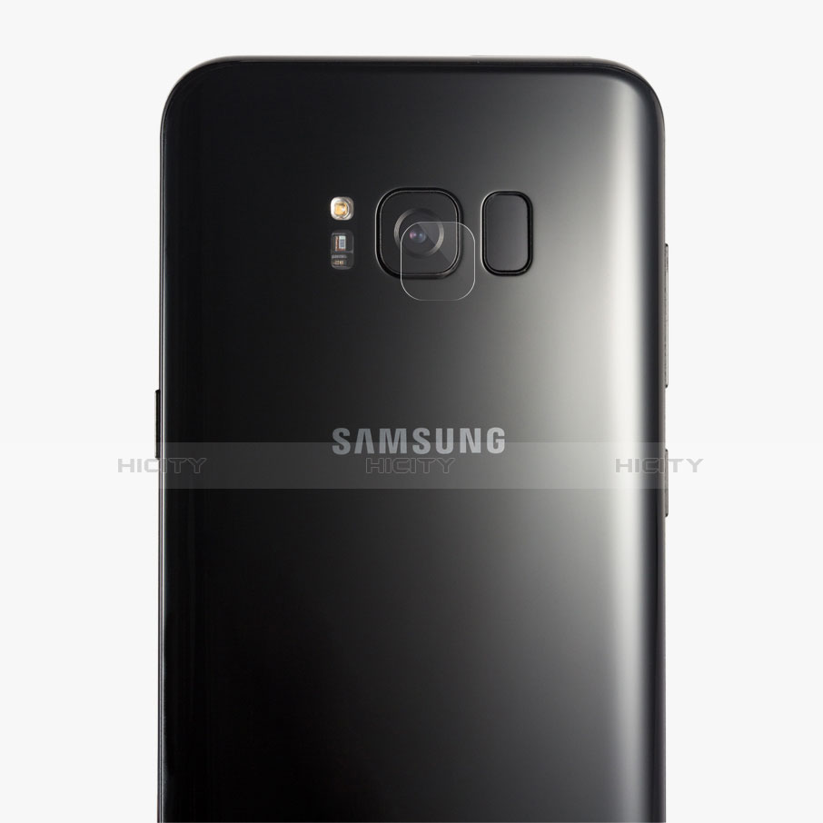 Samsung Galaxy S8用強化ガラス カメラプロテクター カメラレンズ 保護ガラスフイルム C03 サムスン クリア