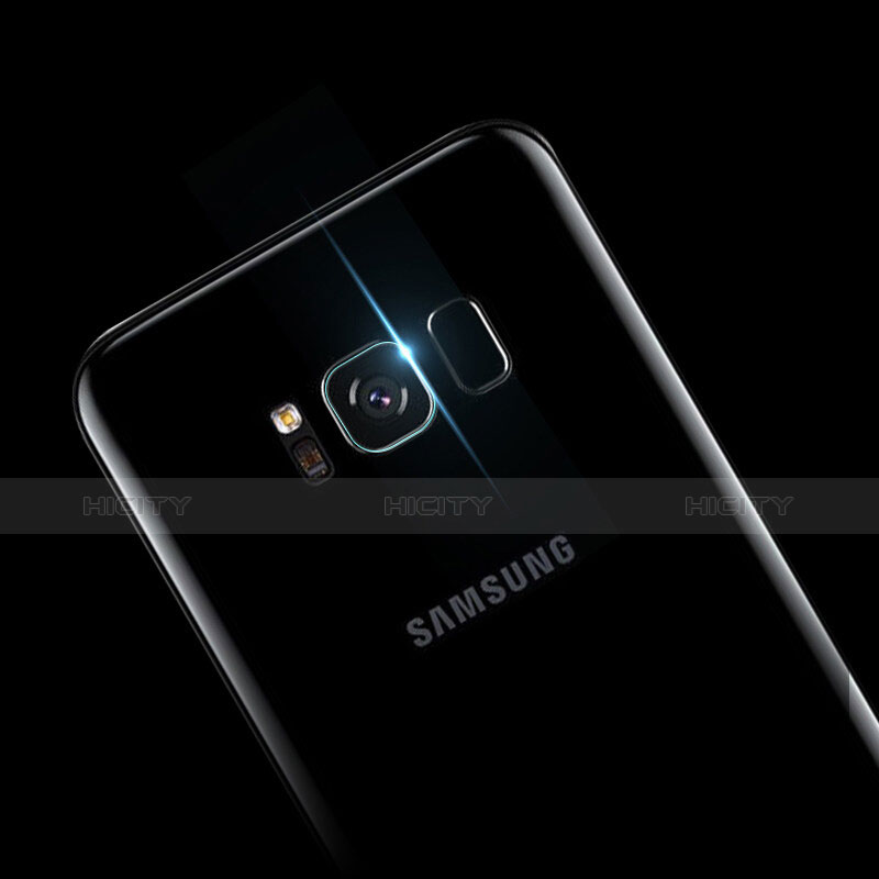 Samsung Galaxy S8用強化ガラス カメラプロテクター カメラレンズ 保護ガラスフイルム C01 サムスン クリア