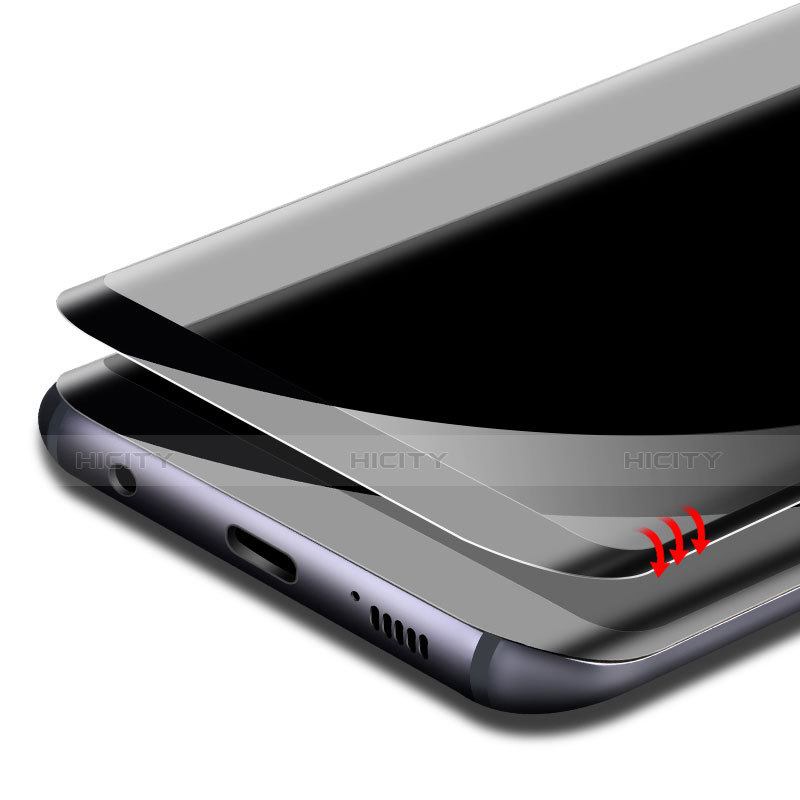 Samsung Galaxy S8用強化ガラス フル液晶保護フィルム F03 サムスン ブラック
