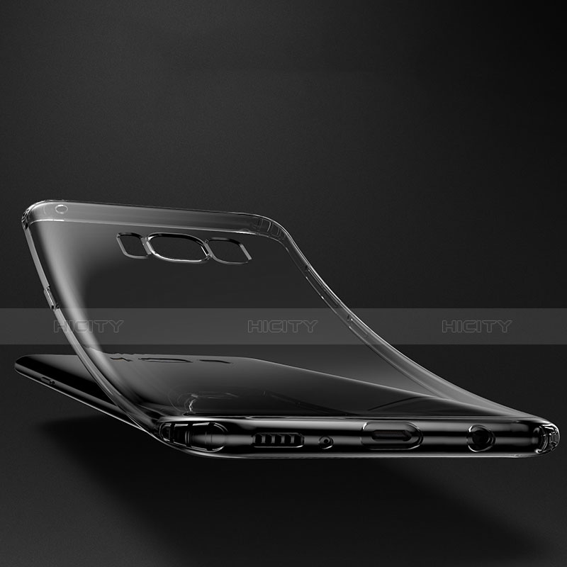 Samsung Galaxy S8 Plus用極薄ソフトケース シリコンケース 耐衝撃 全面保護 クリア透明 T03 サムスン クリア