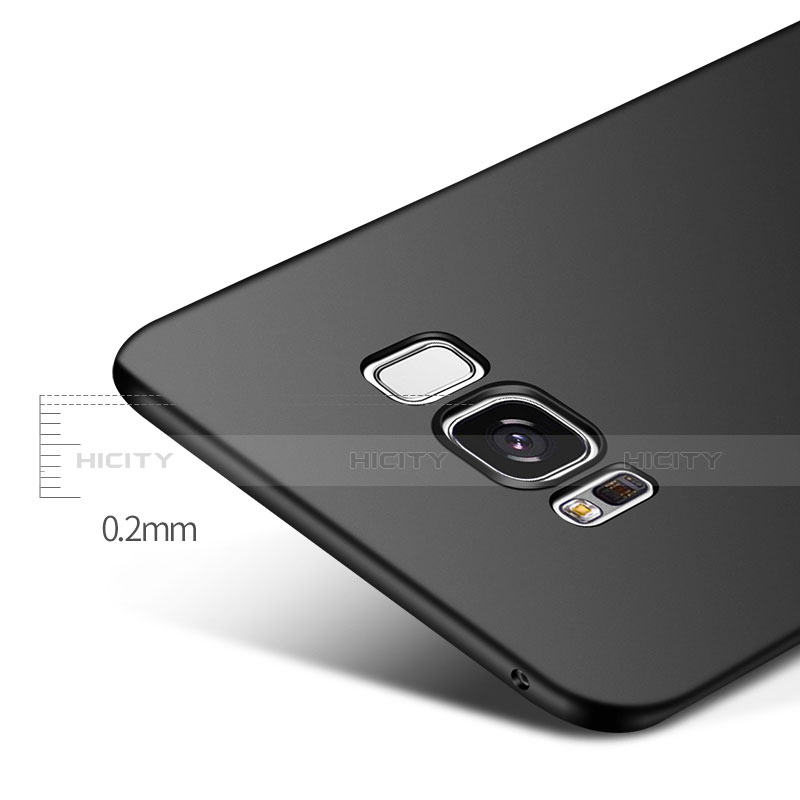 Samsung Galaxy S8 Plus用極薄ケース クリア プラスチック サムスン ブラック