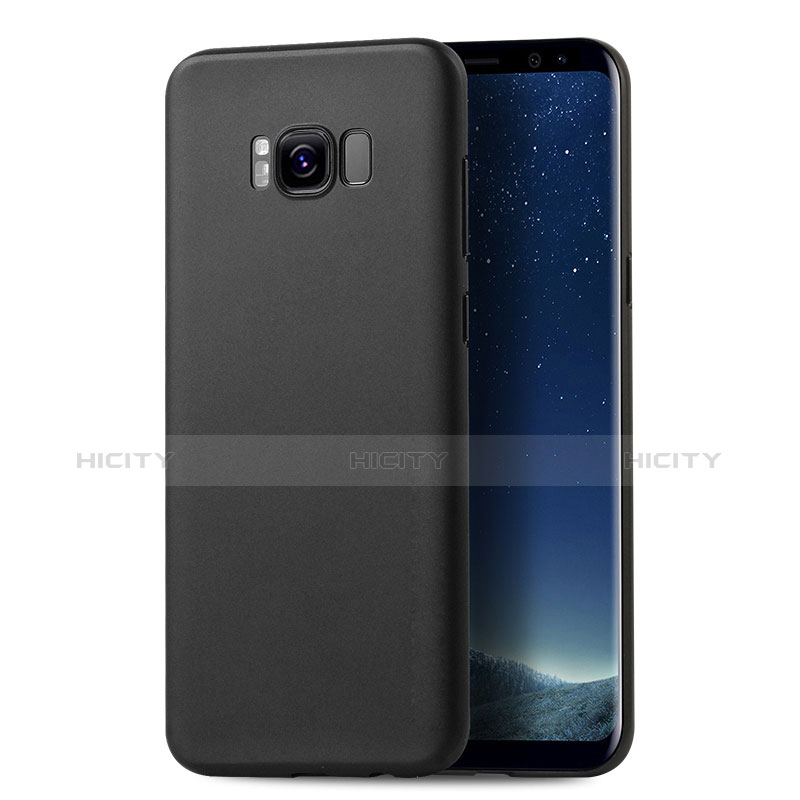 Samsung Galaxy S8 Plus用ハードケース プラスチック 質感もマット S01 サムスン ブラック