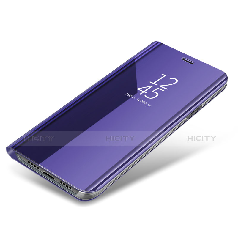 Samsung Galaxy S8 Plus用手帳型 レザーケース スタンド カバー サムスン パープル