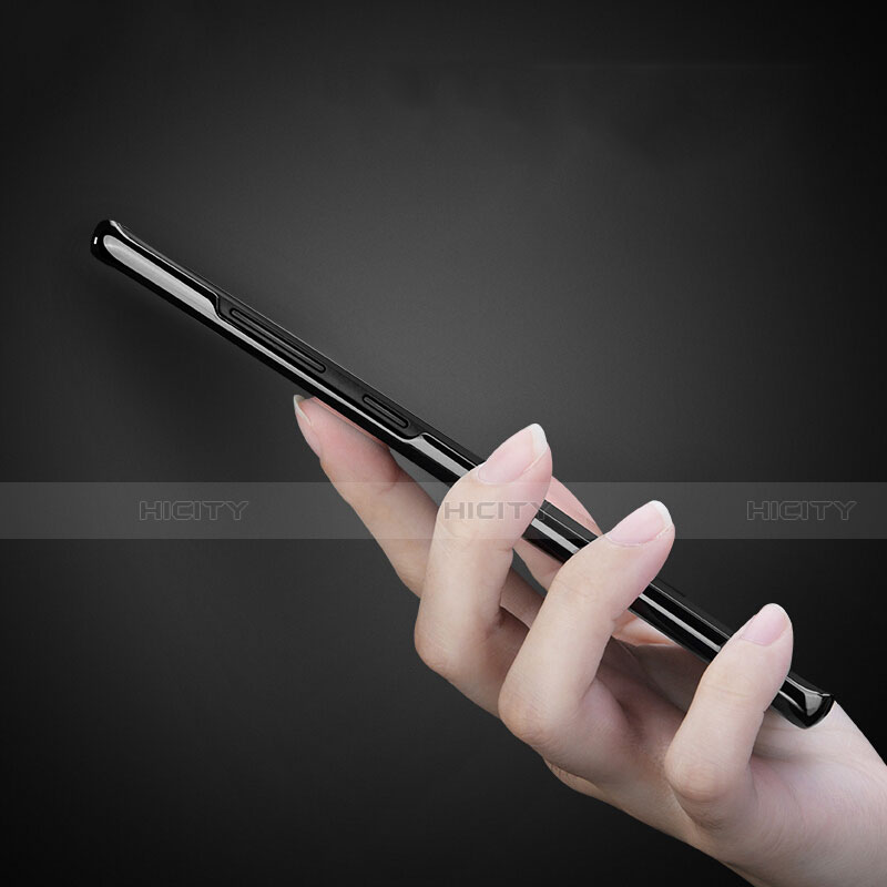 Samsung Galaxy S8 Plus用極薄ソフトケース シリコンケース 耐衝撃 全面保護 クリア透明 T08 サムスン シルバー