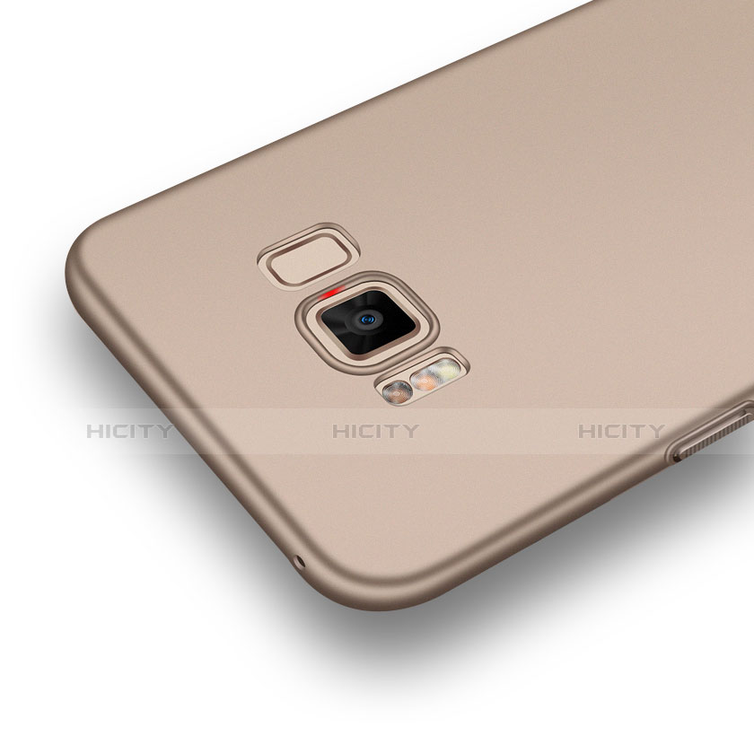 Samsung Galaxy S8 Plus用ハードケース プラスチック 質感もマット M05 サムスン ゴールド