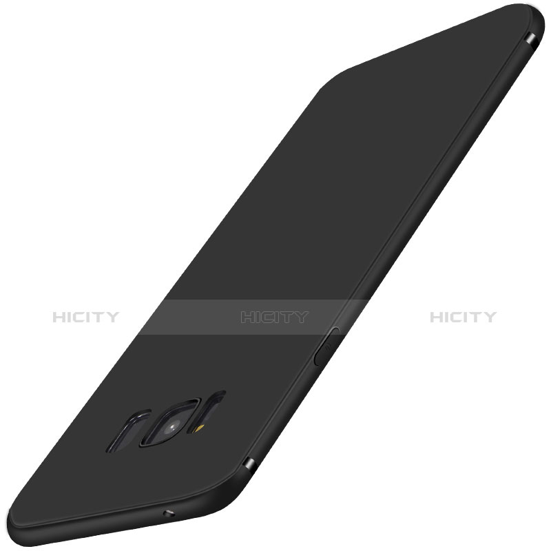 Samsung Galaxy S8 Plus用極薄ソフトケース シリコンケース 耐衝撃 全面保護 S02 サムスン ブラック