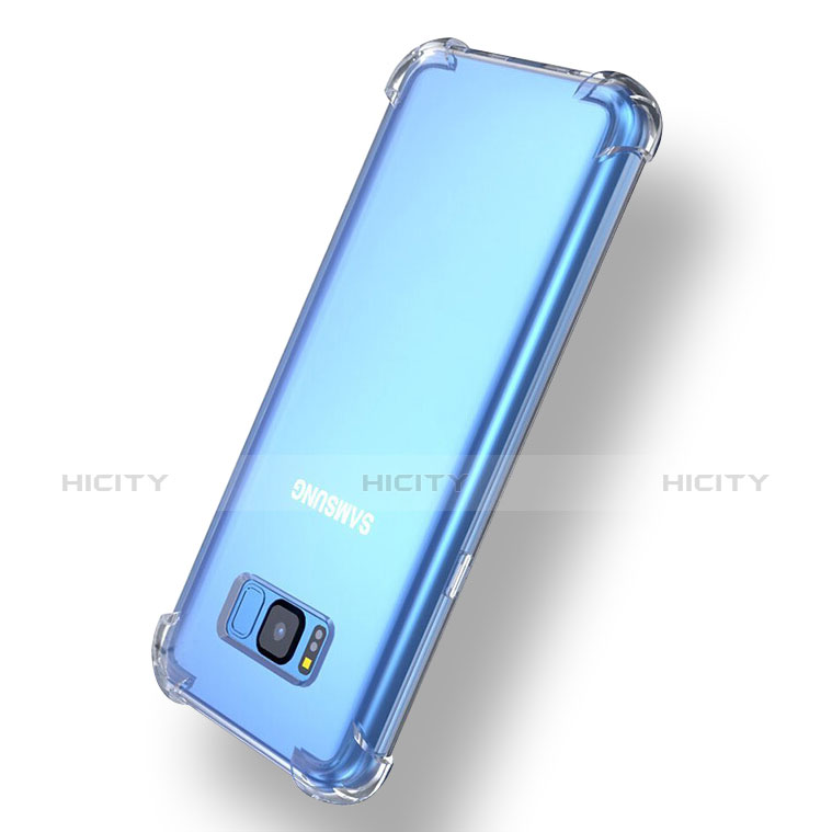 Samsung Galaxy S8 Plus用極薄ソフトケース シリコンケース 耐衝撃 全面保護 クリア透明 T11 サムスン クリア