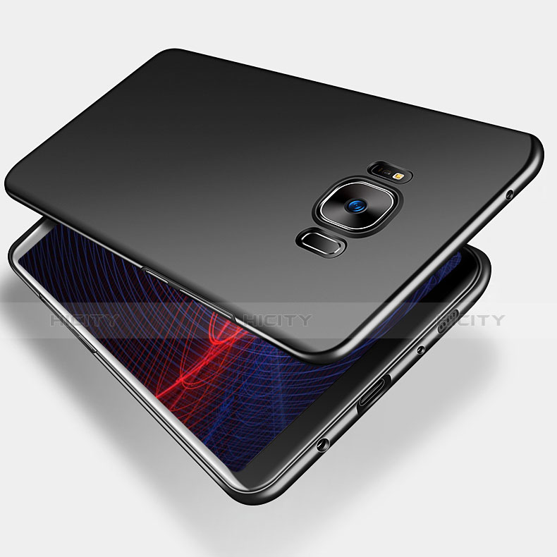 Samsung Galaxy S8 Plus用ハードケース プラスチック 質感もマット M11 サムスン ブラック