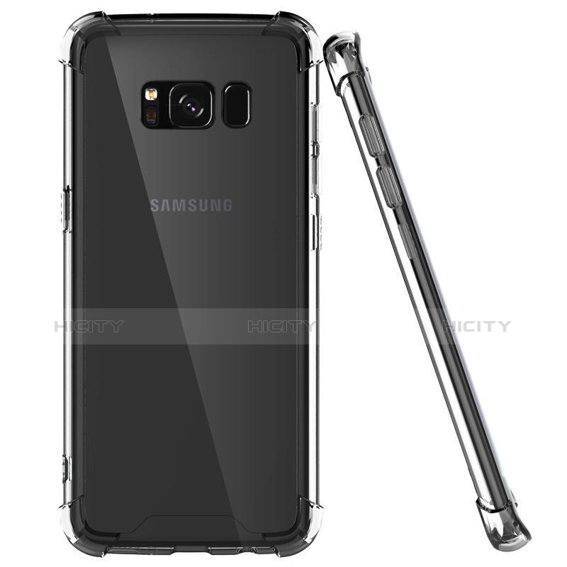 Samsung Galaxy S8 Plus用極薄ソフトケース シリコンケース 耐衝撃 全面保護 クリア透明 T12 サムスン クリア