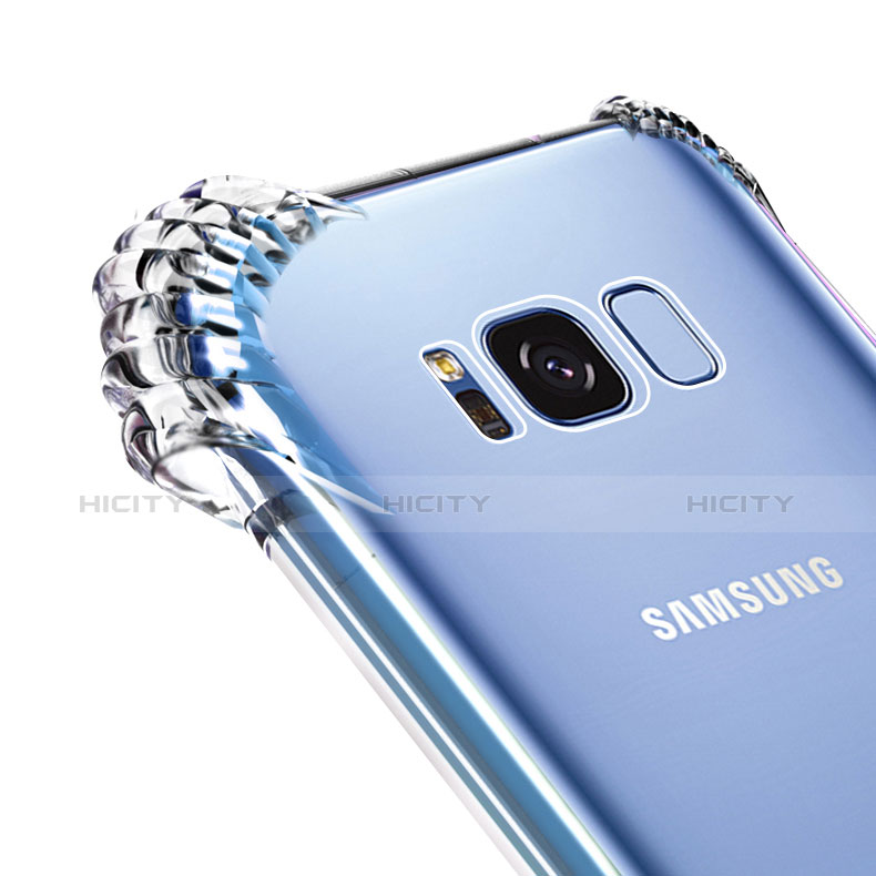 Samsung Galaxy S8 Plus用極薄ソフトケース シリコンケース 耐衝撃 全面保護 クリア透明 T19 サムスン クリア