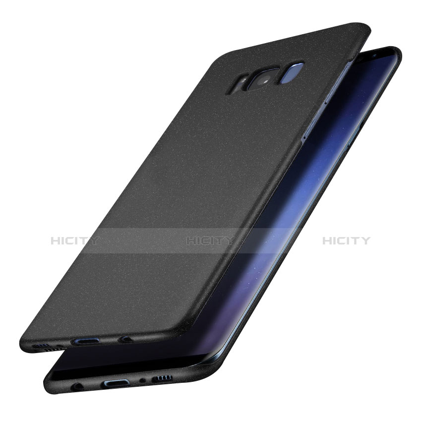 Samsung Galaxy S8 Plus用ハードケース カバー プラスチック Q01 サムスン ブラック