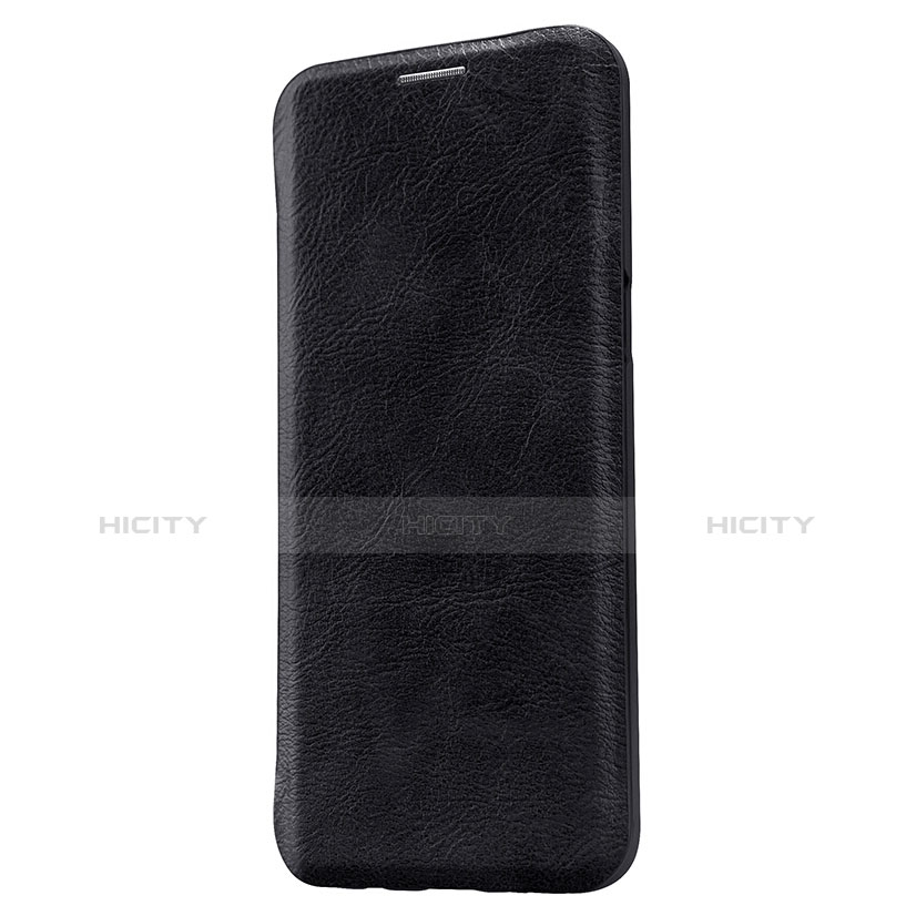 Samsung Galaxy S8 Plus用手帳型 レザーケース スタンド L01 サムスン ブラック