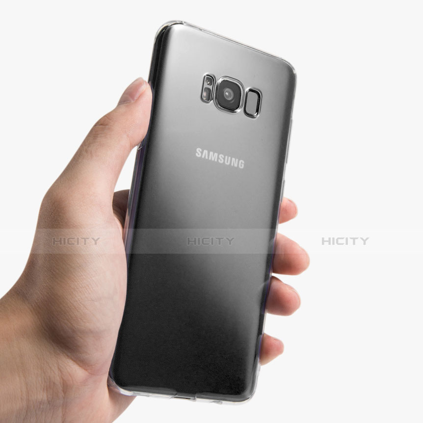 Samsung Galaxy S8 Plus用極薄ソフトケース シリコンケース 耐衝撃 全面保護 クリア透明 H08 サムスン クリア