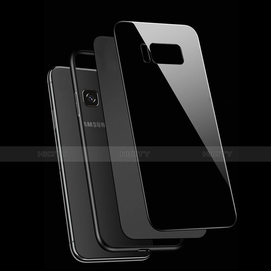 Samsung Galaxy S8 Plus用ハイブリットバンパーケース プラスチック 鏡面 カバー アンド指輪 マグネット式 サムスン 