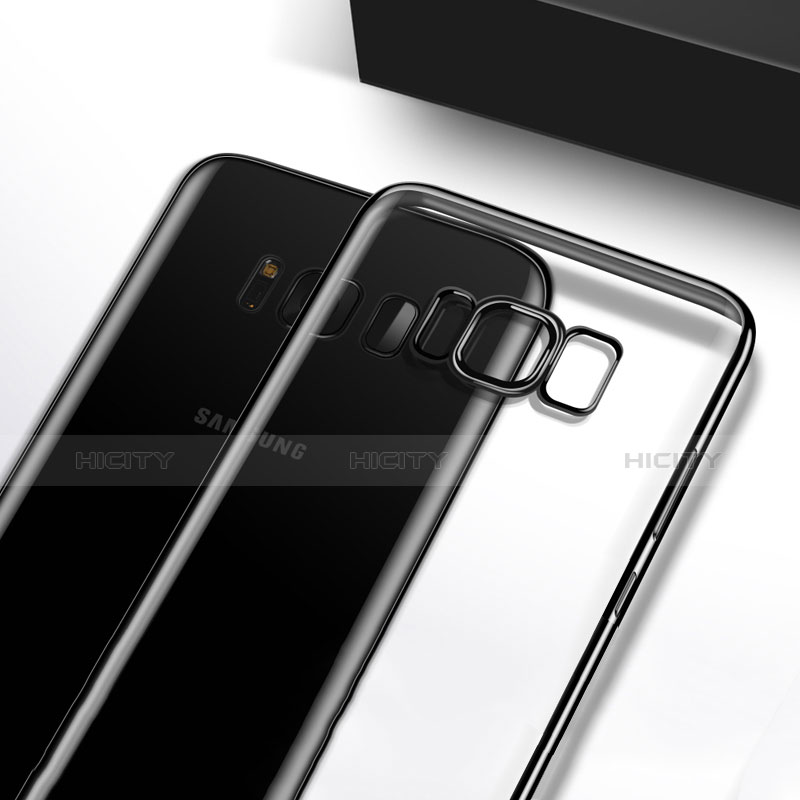 Samsung Galaxy S8 Plus用極薄ソフトケース シリコンケース 耐衝撃 全面保護 クリア透明 H03 サムスン 