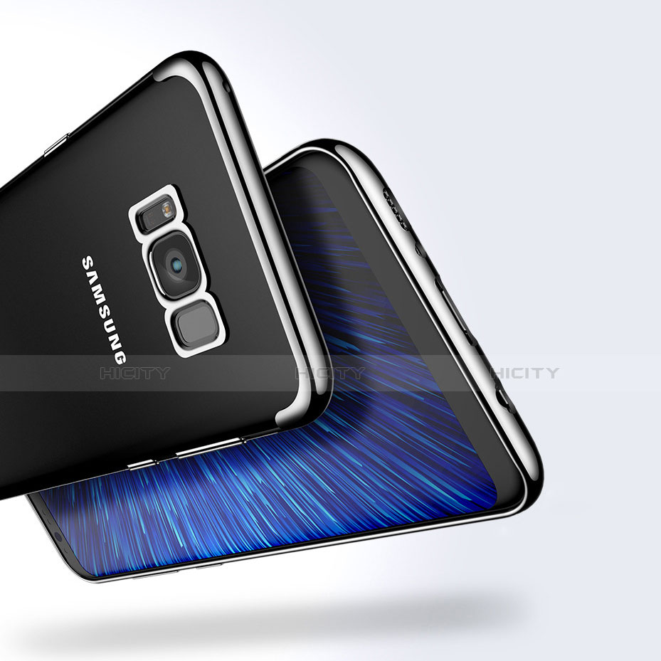 Samsung Galaxy S8 Plus用極薄ソフトケース シリコンケース 耐衝撃 全面保護 クリア透明 H01 サムスン 