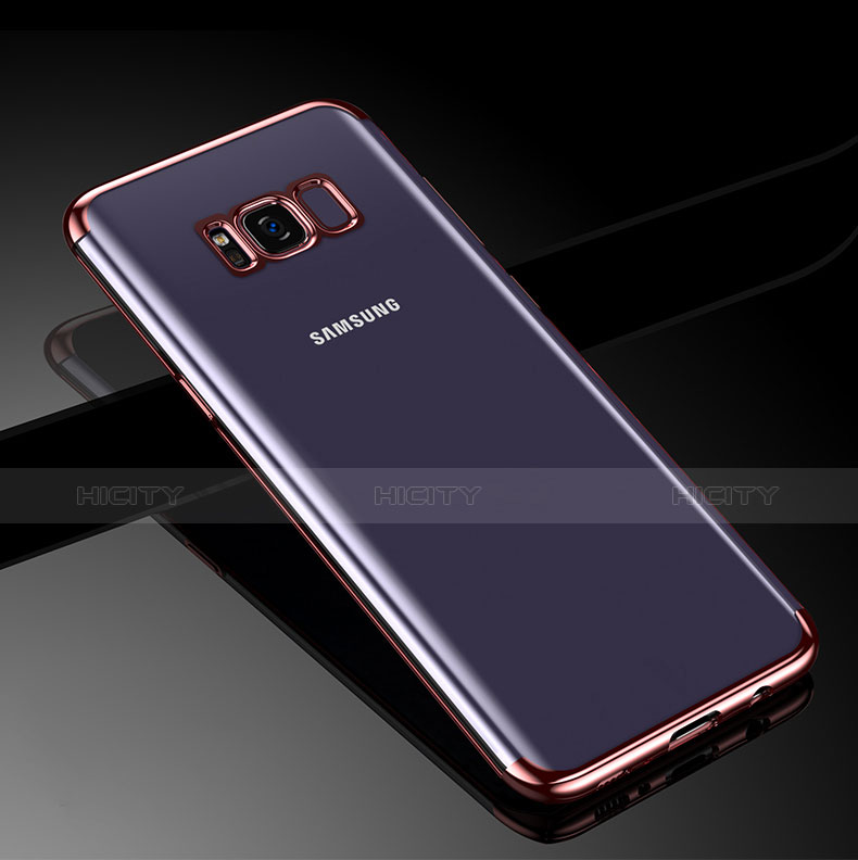 Samsung Galaxy S8 Plus用極薄ソフトケース シリコンケース 耐衝撃 全面保護 クリア透明 H04 サムスン 