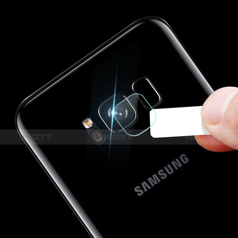Samsung Galaxy S8 Plus用強化ガラス カメラプロテクター カメラレンズ 保護ガラスフイルム C01 サムスン クリア