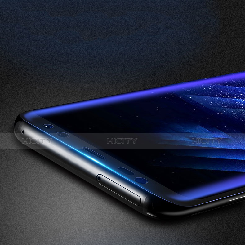 Samsung Galaxy S8 Plus用強化ガラス フル液晶保護フィルム F02 サムスン ブラック